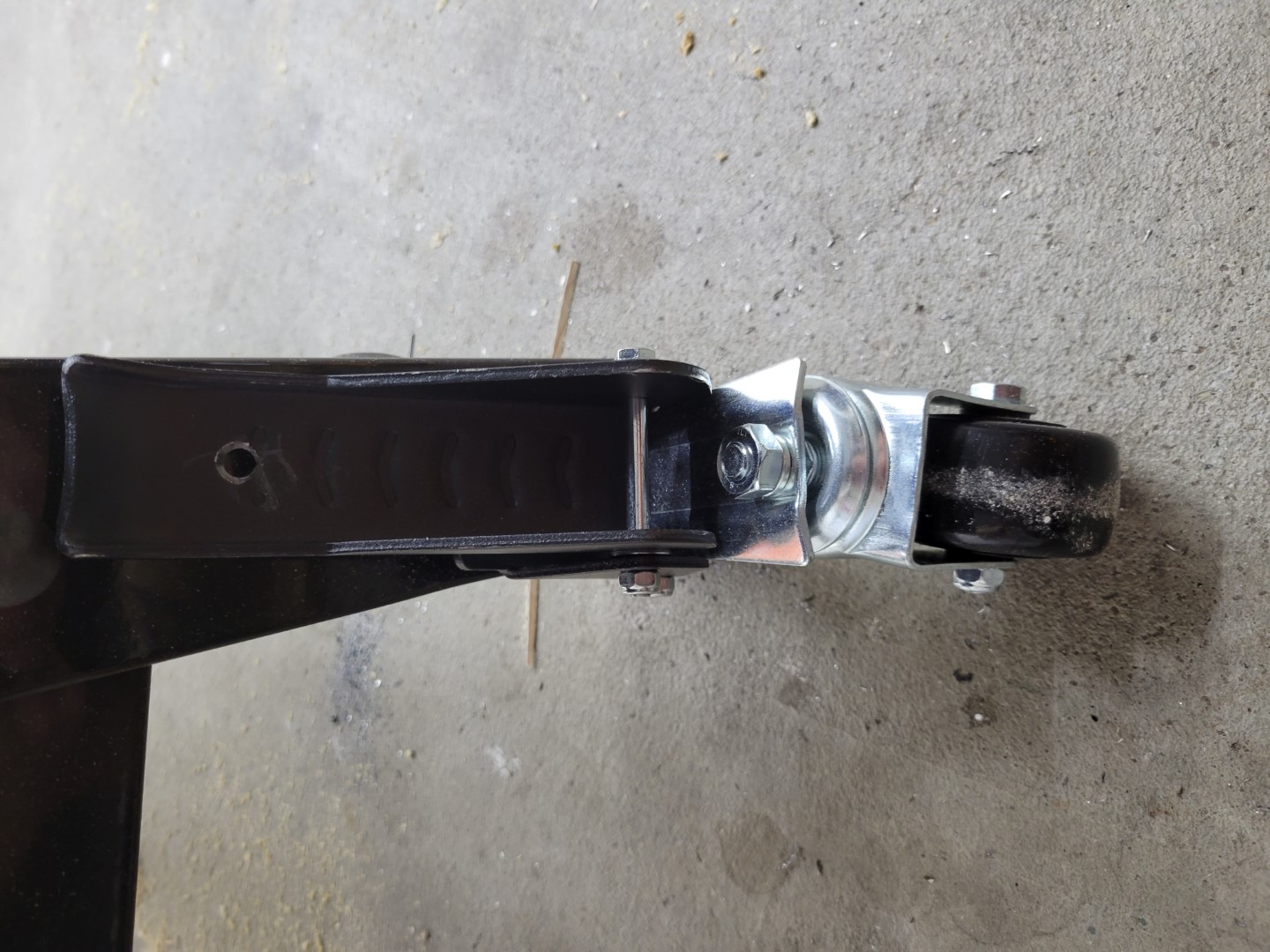 Caster pedal drilled bottom