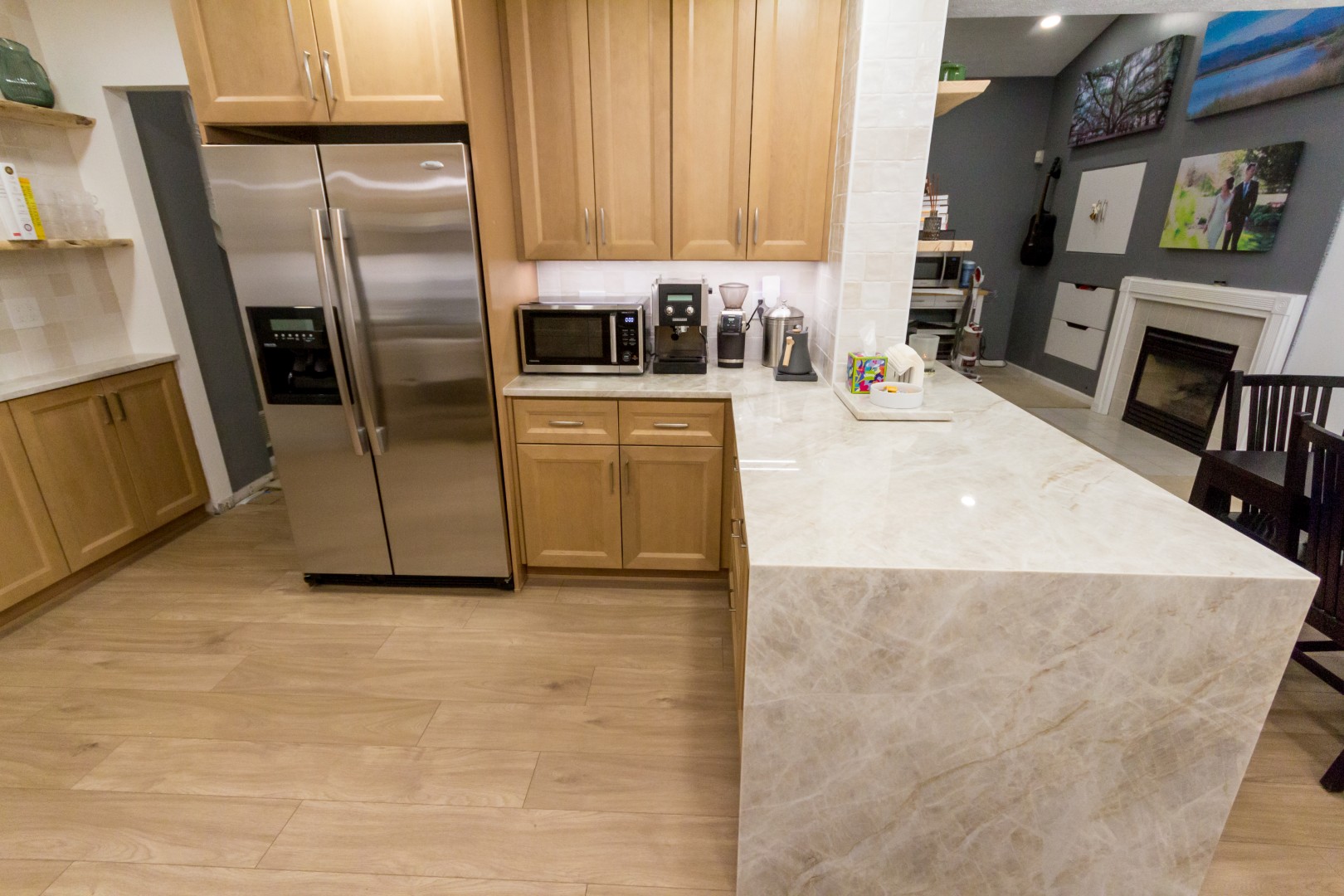 With appliances